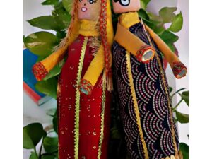 RAJSTHANI COUPLE PUPPET SET"S