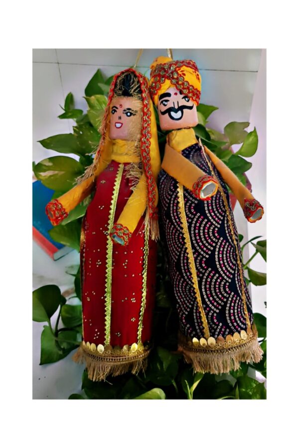 RAJSTHANI COUPLE PUPPET SET"S