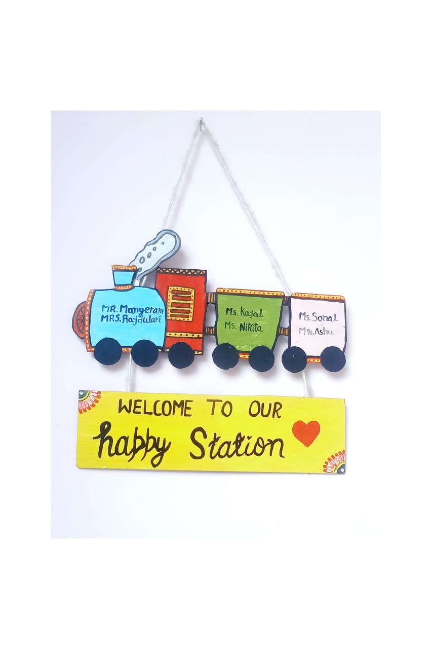 HAPPY SATATION "WALL HANGING"