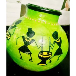 DANCING FIGURES TRADITIONAL POT